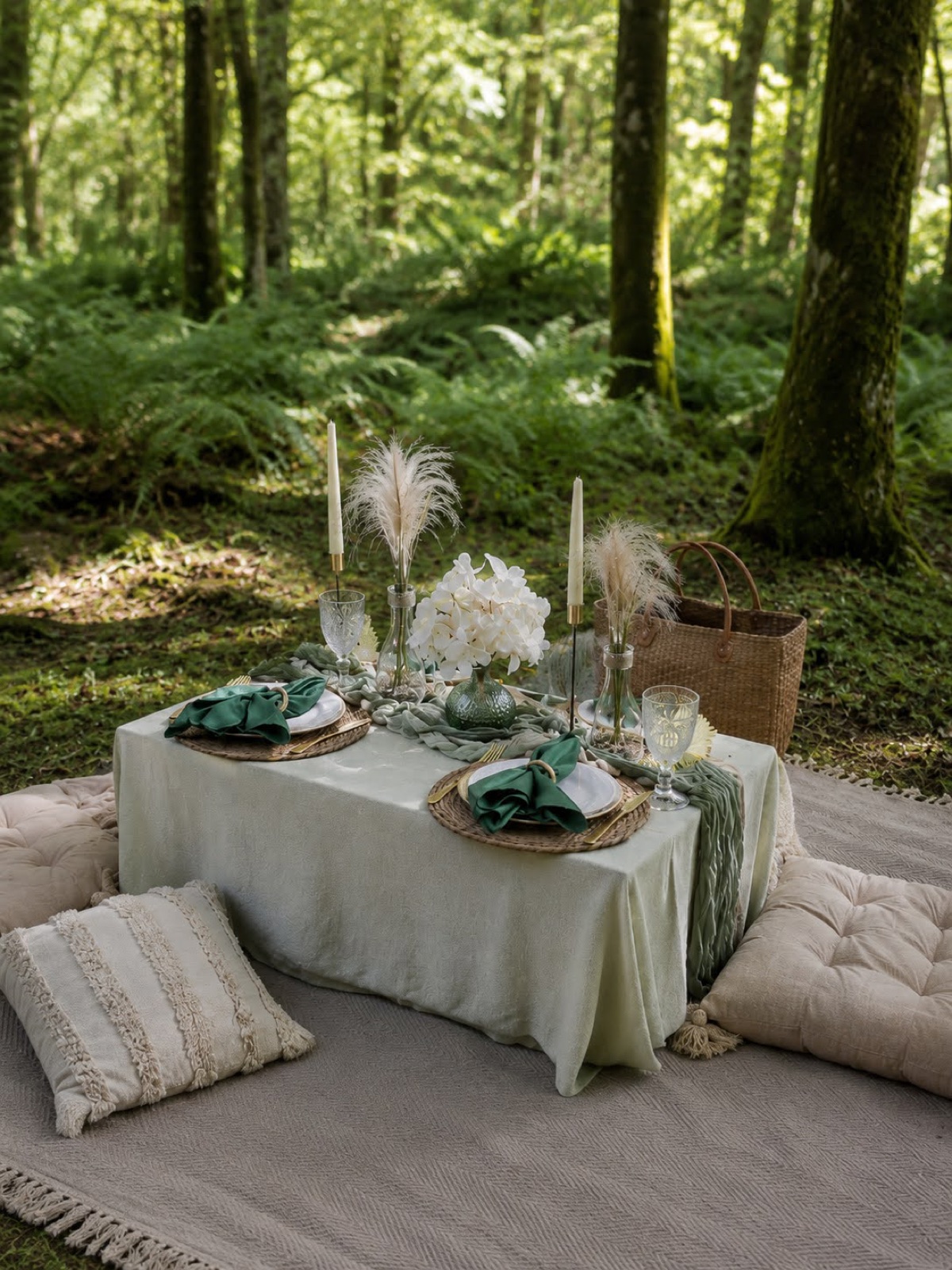 Picknick im Nebelwald